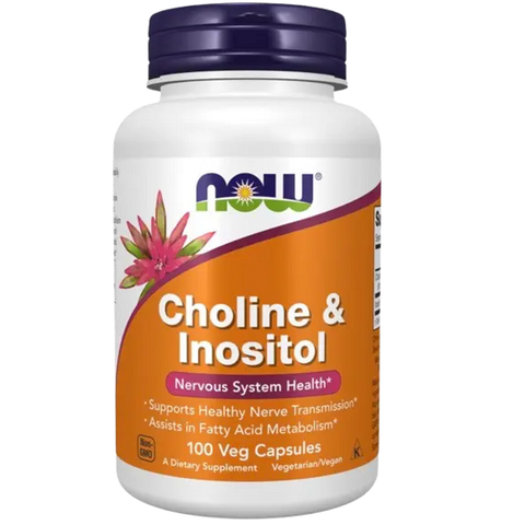 Choline & Inositol 100caps Now - Viva Saudável