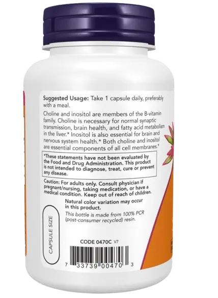 Choline & Inositol 100caps Now NOW