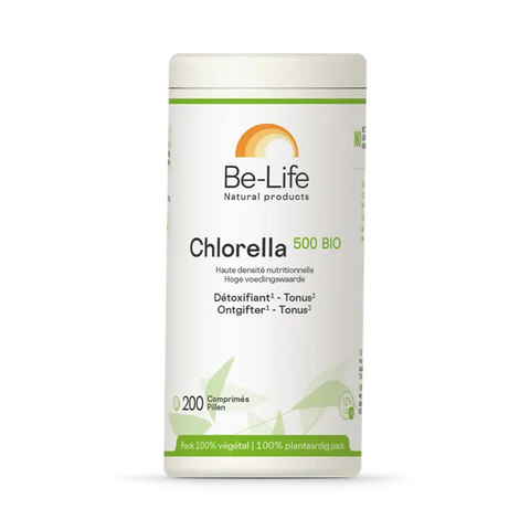 Clorela 500 200 comp. Be-Life - Viva Saudável