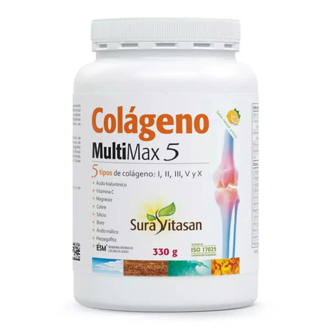 Colágeno Multi Max 5 330 gr Suravitasan - Viva Saudável