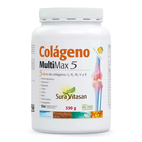 Colágeno Multi Max 5 330 gr Suravitasan - Viva Saudável