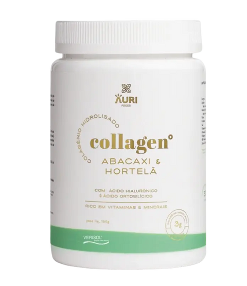 Collagen abacaxi e hortelã Verisol® Auri Foods 150 gr Auri Foods