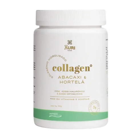 Collagen abacaxi e hortelã Verisol® Auri Foods 150 gr - Viva Saudável