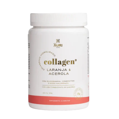 Collageneo Laranja com Acerola 300 gr Auri - Viva Saudável