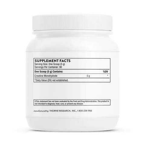 Creatina NSF 450 gr Thorne Thorne Research