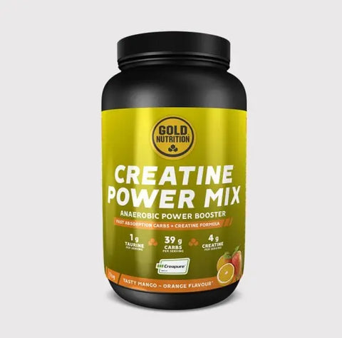 Creatine Power Mix 1 kg Gold Nutrition Manga / laranja - Viva Saudável