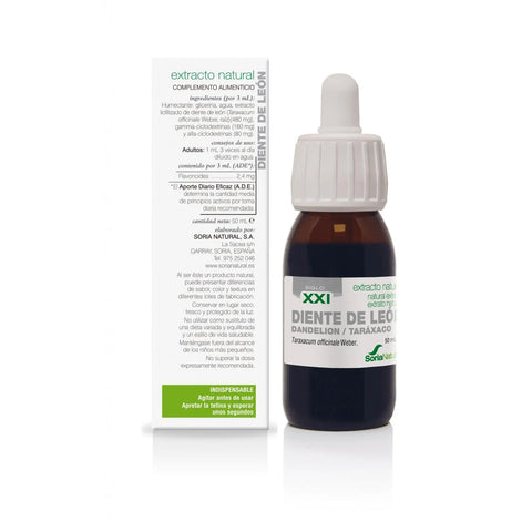 Extrato de Dente de Leão Soria Natural 50 ml - Diente de León Extracto S.XXI - Viva Saudável