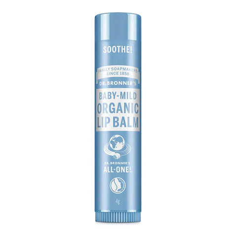 Dr Bronner's Batom de Cieiro Biológico Neutro 4g - Viva Saudável