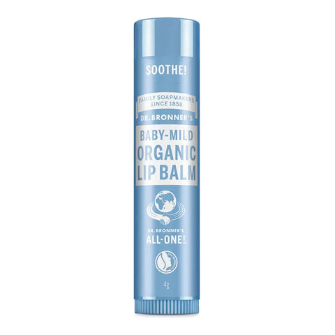 Dr Bronner's Batom de Cieiro Biológico Neutro 4g - Viva Saudável