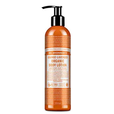 Dr Bronner's Loção Biológica Laranja e Alfazema 240ml - Viva Saudável