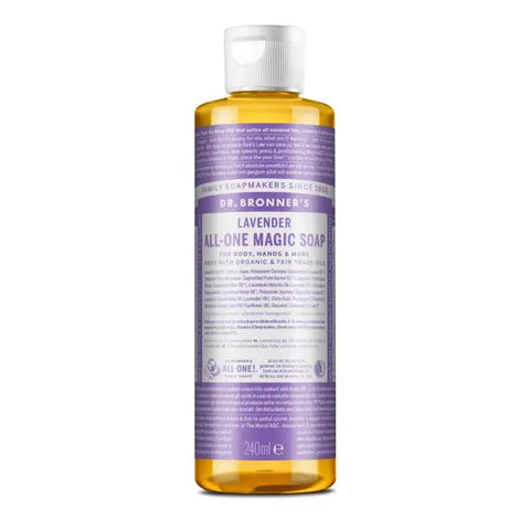 Dr Bronner's Sabonete Líquido Alfazema 240ml - Viva Saudável