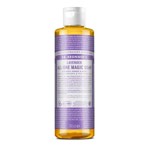 Dr Bronner's Sabonete Líquido Alfazema 240ml - Viva Saudável