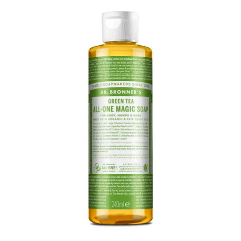 Dr Bronner's Sabonete Líquido Chá Verde 240ml - Viva Saudável