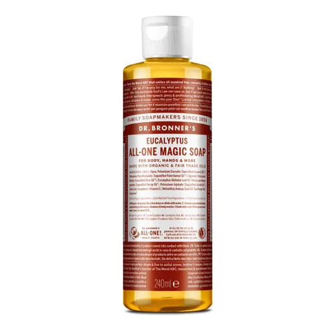 Dr Bronner's Sabonete Líquido Eucalipto 240ml - Viva Saudável