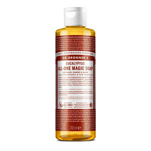 Dr Bronner's Sabonete Líquido Eucalipto 240ml - Viva Saudável