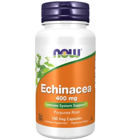 Echinacea Root 400 mg 100 Caps Now - Viva Saudável