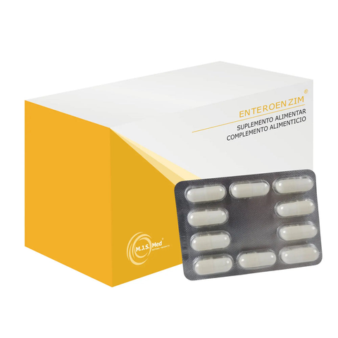 Enteroenzim® 60 Cápsulas M.J.S.MED - Viva Saudável