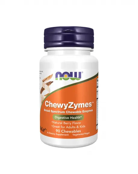 Enzimas Digestivas Mastigáveis ( Chewzymes ) 90 Past. Now - Viva Saudável