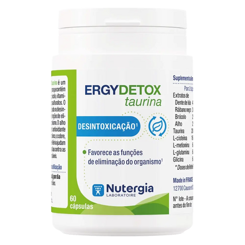 Ergy Detox Taurina 60 Caps - Viva Saudável