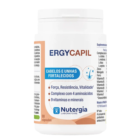 Ergycapil 90 Caps Nutergia - Viva Saudável