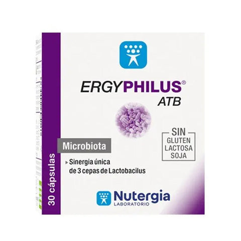 Ergyphilus ATB 30 Caps Nutergia - Viva Saudável