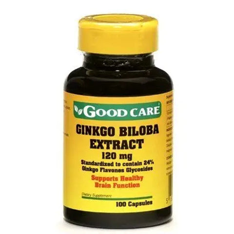 Ginkgo Biloba 120 mg 100 caps Good Care - Viva Saudável