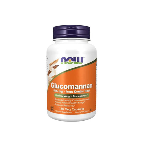 Glucomannan ( 575 mg ) 180 Caps Now Foods - Viva Saudável