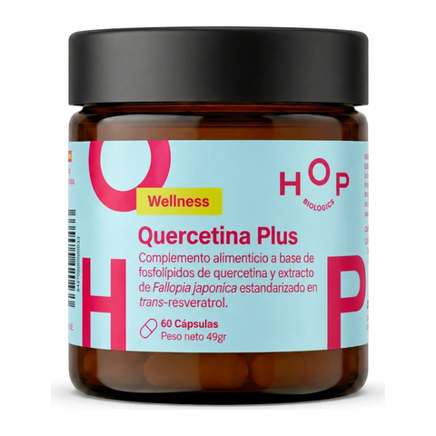 Quercetina Plus Quercefit® e Resveratrol 60 Cápsulas HOP Biologics
