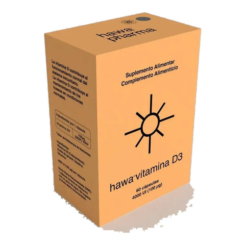 Vitamina D3 Hawa 60 cápsulas - Suplemento Essencial da Hawa Pharma - Viva Saudável