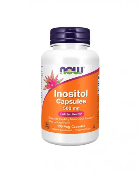 Inositol 500 mg 100 vcaps Now - Viva Saudável