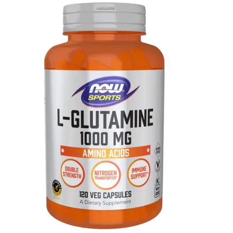 L-Glutamina 1000 mg 120 Caps 120 Caps Now Sports - Viva Saudável