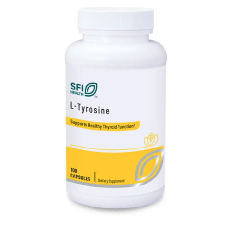 L-Tyrosin 500 mg Klaire Labs 100 Caps - Viva Saudável