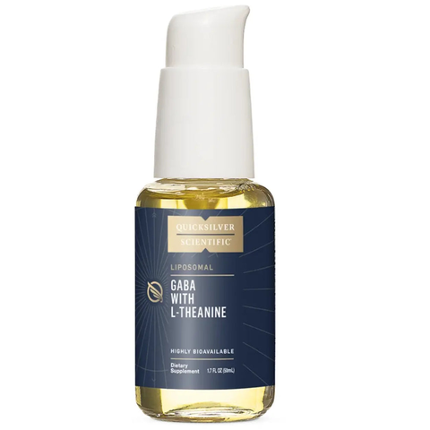LIPOSOMAL GABA W/L-THEANINE 50 ML QUICKSILVER - Viva Saudável