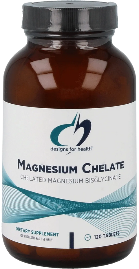 Magnesium Chelate 120 Tab Designs Design for Health