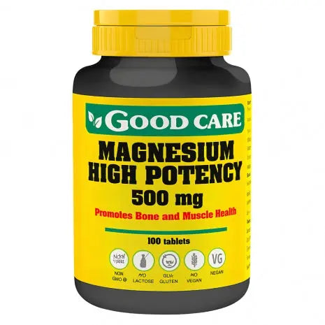 Magnesium High Potency 100 comprimidos Good Care - Viva Saudável