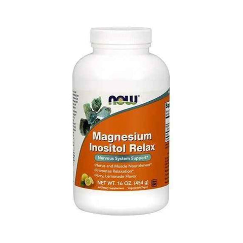 Magnesium Inositol Relax 454gr Now - Viva Saudável