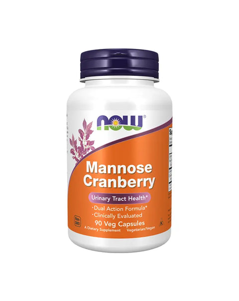 Mannose Cranberry 90 Caps Now Foods - Viva Saudável