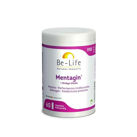 Mentagin+Ginkgo 60 caps Be-Life - Viva Saudável