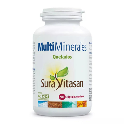 Multi Minerais Quelados 90 Cápsulas Suravitasan - Viva Saudável