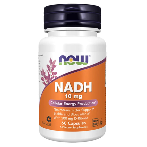 Nadh 10 Mg + Bioenergy Ribose™ 200 Mg 60 Caps Now - Viva Saudável