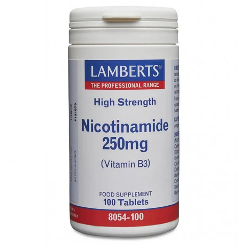Nicotinamide 250mg 100 Comp. Lamberts - Viva Saudável
