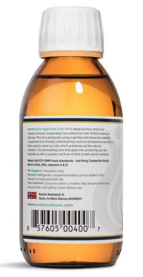 Óleo de Fígado de Bacalhau 150 ml Rosita Rosita