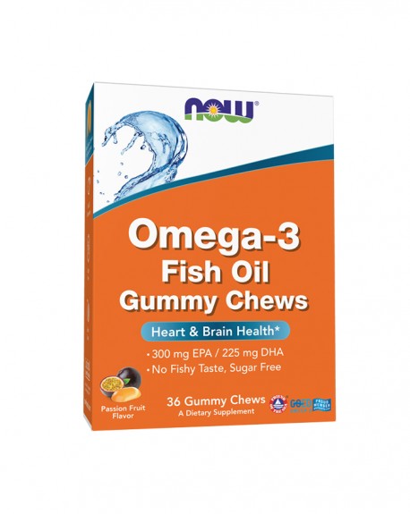 Omega-3 Fish Oil Gummy Chews 36 Past. Now NOW