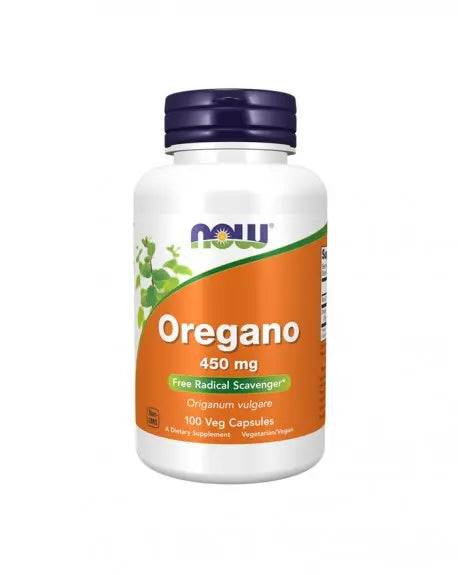 Oregano 450 mg 100 VCaps Now - Viva Saudável