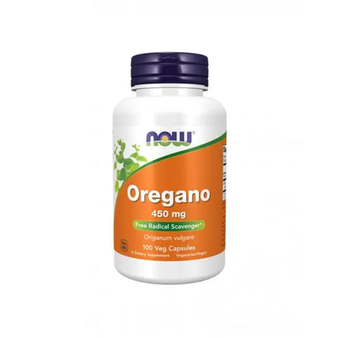 Oregano 450 mg 100 VCaps Now - Viva Saudável