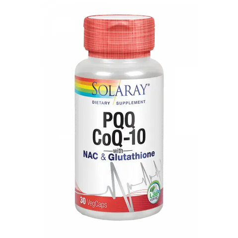 PQQ CoQ10 Ð 30 Caps Veg Solaray
