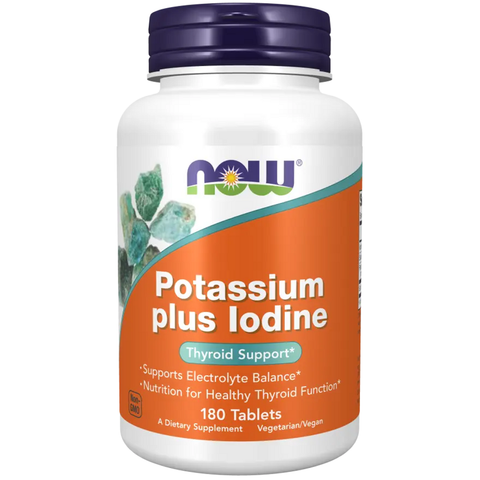 Potassium Citrate Plus Iodine 180 Tablets Now - Viva Saudável