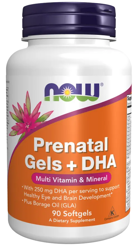Pre-Natal Gels+DHA 90caps Now - Viva Saudável