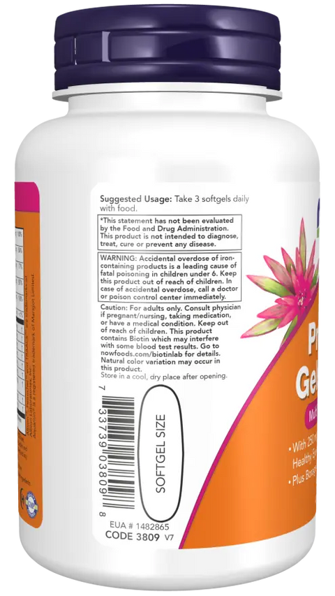 Pre-Natal Gels+DHA 90caps Now - Viva Saudável