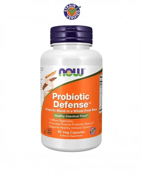 Probiotic defense 90 Caps Now - Viva Saudável